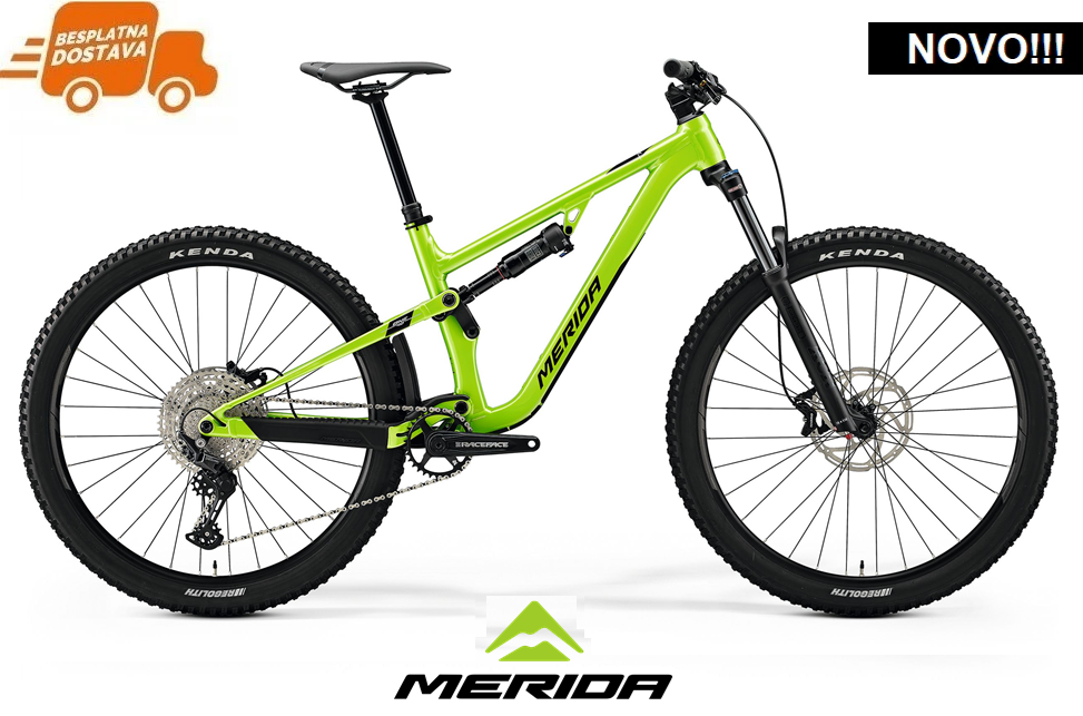 MTB Ennduro Bicikl MERIDA ONE FORTY 400 - Green/Black – SIMPIL Bikes & more