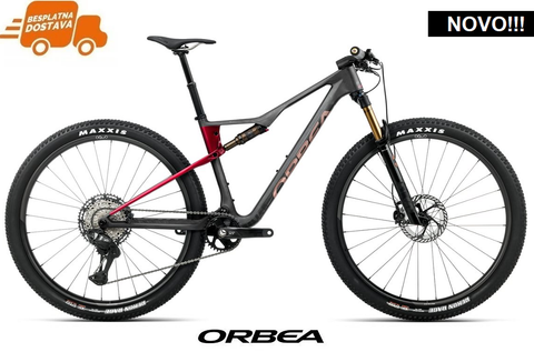 OIZ M-PRO Di2 2026 - Diamond Carbon/Cherry Red <br> > Dostupno na webshopu